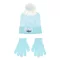 Disney Lilo és Stitch, A csillagkutya Ombre Blue  gyerek sapka + kesztyű szett 52 cm
