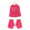 Barbie Pink flitteres gyerek sapka + kesztyű szett 52 cm