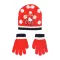 Hello Kitty Cute Dots Red gyerek sapka + kesztyű szett 52 cm