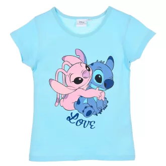   Disney Lilo és Stitch, A csillagkutya Love gyerek rövid póló, felső 4 év / 104 cm