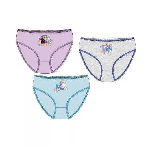 Disney Jégvarázs Rainbow gyerek fehérnemű, bugyi 3 darab/csomag 3 - 4 év / 98 - 104 cm