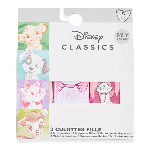 Disney Marie Rosy gyerek fehérnemű, bugyi 3 darab/csomag 4 - 5 év / 104 - 110 cm