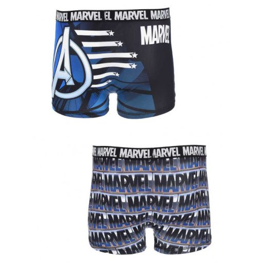 Bosszúállók Captain America Blue férfi boxeralsó 2 darab/csomag L