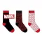 Marvel Black férfi zokni 39/42