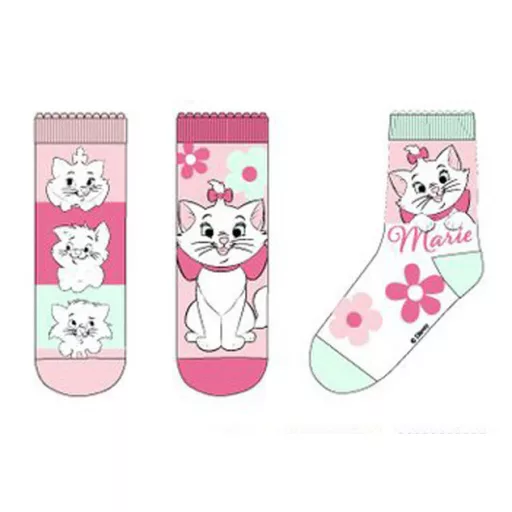 Disney Marie Fancy Pink gyerek zokni 27/30