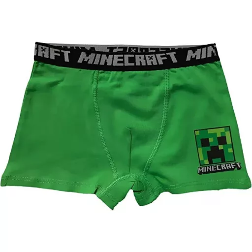 Minecraft Green gyerek boxeralsó 2 darab/csomag 6 év / 116 cm