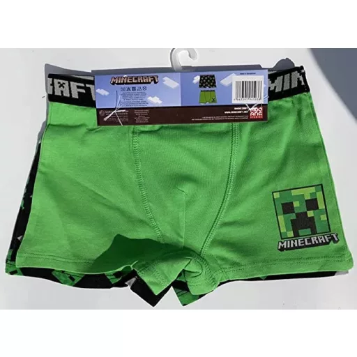 Minecraft Green gyerek boxeralsó 2 darab/csomag 6 év / 116 cm