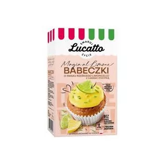   Lucatto LIMONCELLO ízű muffin cukormázzal és szórással 310g