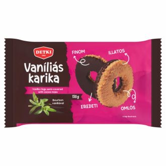 Detki vaníliás karika bourbon vaníliával