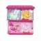 Peppa malac Friends játéktároló állvány 3 rekeszes 53x30x60 cm
