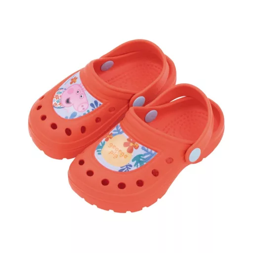 Peppa malac George gyerek papucs, clog 22-32