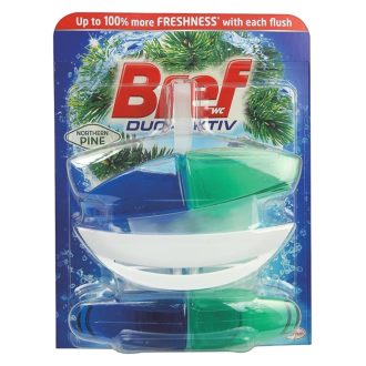   Bref Wc Duo-Aktiv toalett Illatosító fenyő Illattal, + UTÁNTÖLTŐ 2x50ml
