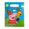 Peppa malac Party műanyag ajándéktasak, ajándékzacskó 10 db-os