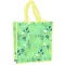 Virág Green shopping bag 34 cm