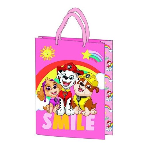 Disney, Mancs Őrjárat, Pókember papír ajándéktasak, ajándékzacskó 34x26x12 cm