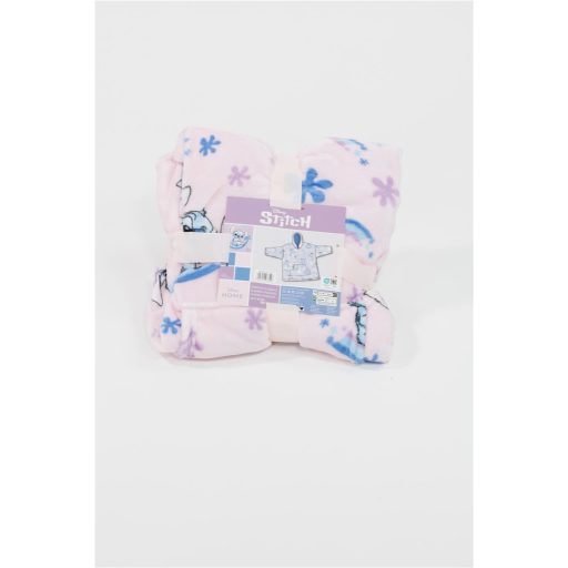 Disney Lilo és Stitch, A csillagkutya Dreamy belebújós plüss polár takaró, poncsó 7-14 év