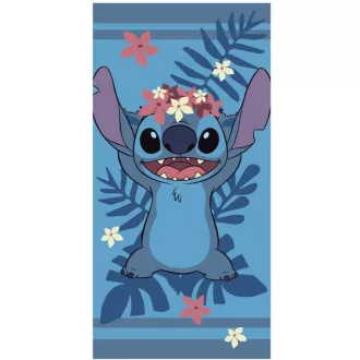   Disney Lilo és Stitch, A csillagkutya Wreath fürdőlepedő, strand törölköző 70x140cm (Fast Dry)