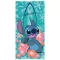 Disney Lilo és Stitch, A csillagkutya Aloha-Surfer fürdőlepedő, strand törölköző 70x140cm (Fast Dry)