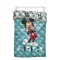 Disney Mickey Pose Blue steppelt ágytakaró, paplan 140x200cm