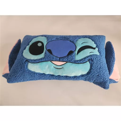 Disney Lilo és Stitch, A csillagkutya Wink formapárna, díszpárna Sherpa 75 cm