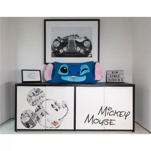 Disney Lilo és Stitch, A csillagkutya Wink formapárna, díszpárna Sherpa 75 cm