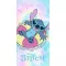 Disney Lilo és Stitch, A csillagkutya Rainbow Waves fürdőlepedő, strand törölköző 70x140cm (Fast Dry)