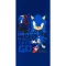 Sonic a sündisznó Go Blur fürdőlepedő, strand törölköző 70x140cm (Fast Dry)