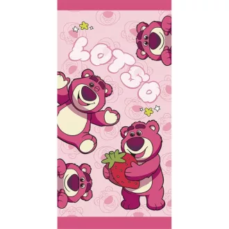   Disney Játékháború Lotso fürdőlepedő, strand törölköző 70x140cm (Fast Dry)
