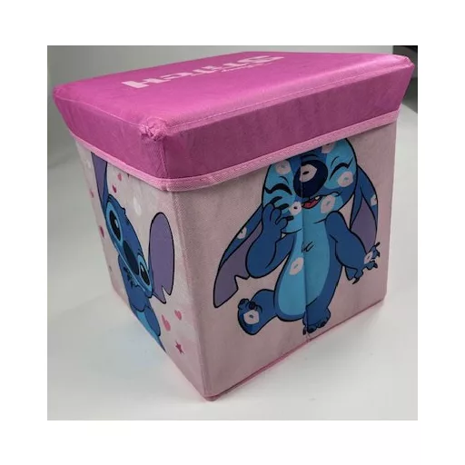 Disney Lilo és Stitch, A csillagkutya Sweet Hearts játéktároló 30×30×30 cm