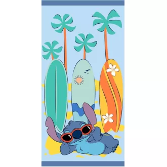   Disney Lilo és Stitch, A csillagkutya Surf Paradise fürdőlepedő, strand törölköző 70x140cm (Fast Dry)