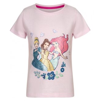   Disney Hercegnők Royal Dreams gyerek rövid póló, felső 3 - 8 év / 98 - 128 cm