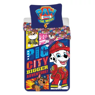   Mancs Őrjárat Big City ágyneműhuzat 140×200cm, 70×90 cm