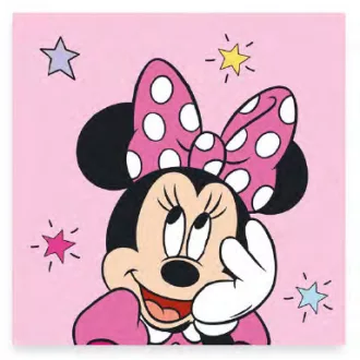   Disney Minnie Star kéztörlő, arctörlő, törölköző 30x30cm