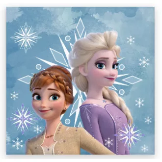   Disney Jégvarázs Snowflake kéztörlő, arctörlő, törölköző 30x30cm