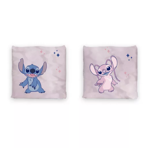Disney Lilo és Stitch, A csillagkutya Pink párna, díszpárna 40x40 cm