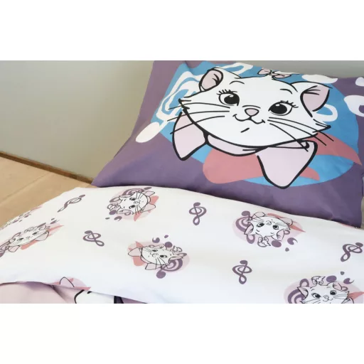 Disney Marie Purrfect gyerek, ovis ágyneműhuzat 100×135 cm, 40×60 cm