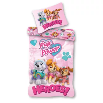   Mancs Őrjárat Heroes! gyerek, ovis ágyneműhuzat 100×135cm, 40×60 cm
