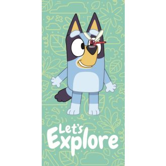 Bluey Explore fürdőlepedő, strand törölköző 70x140cm