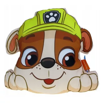   Mancs Őrjárat Rubble formapárna, díszpárna 40x37 cm Velúr