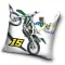 Motokrossz White 15 párnahuzat 40x40 cm