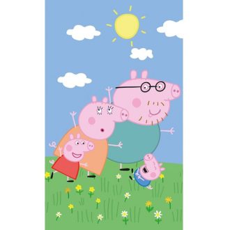  Peppa malac Family kéztörlő, arctörlő, törölköző 30x50 cm