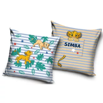 Disney Az Oroszlánkirály Leaf párnahuzat 40x40 cm Velúr