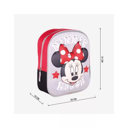 Disney Minnie Grey 3D hátizsák, táska 31 cm