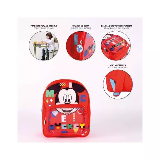 Disney Mickey Red Magic hátizsák, táska 30 cm
