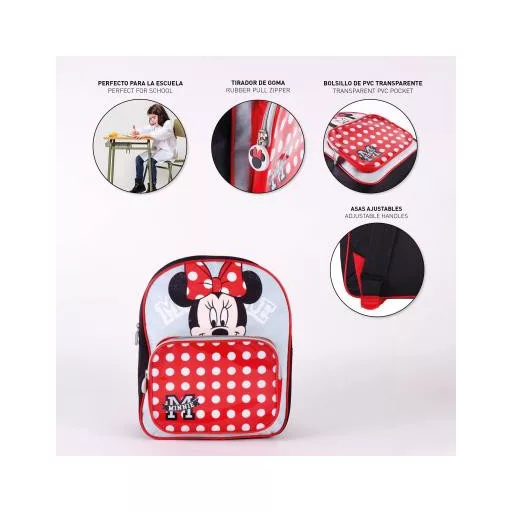 Disney Minnie Grey hátizsák, táska 30 cm