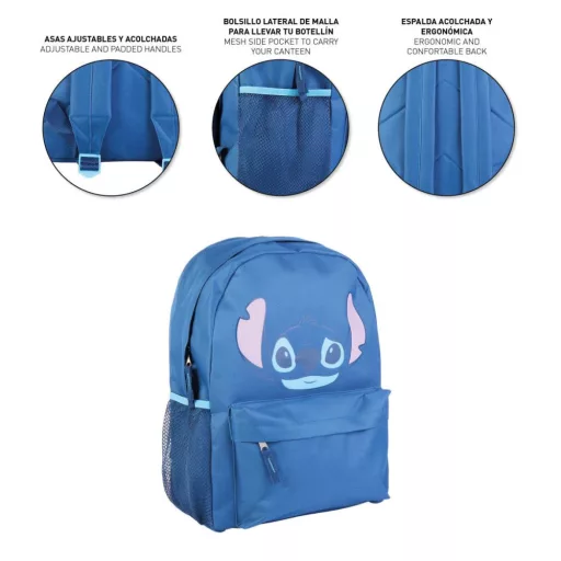 Disney Lilo és Stitch, A csillagkutya Blue iskolatáska, táska 41 cm