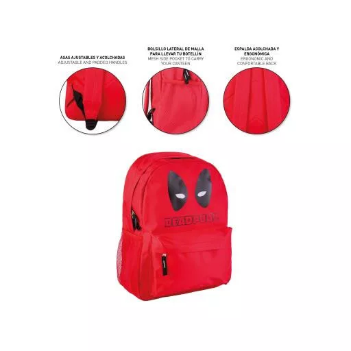 Deadpool Red iskolatáska, táska 41 cm