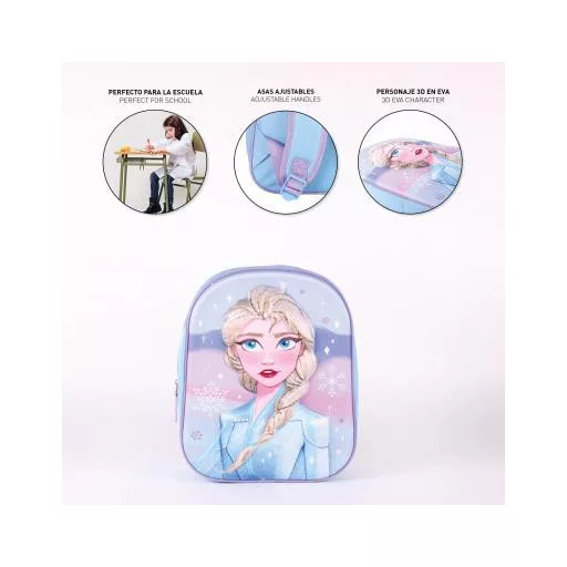 Disney Jégvarázs Friendship 3D hátizsák, táska 31 cm