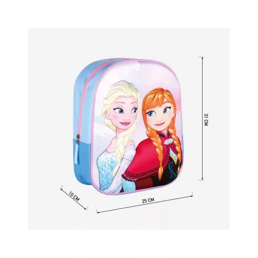 Disney Jégvarázs Sisters Forever 3D hátizsák, táska 31 cm
