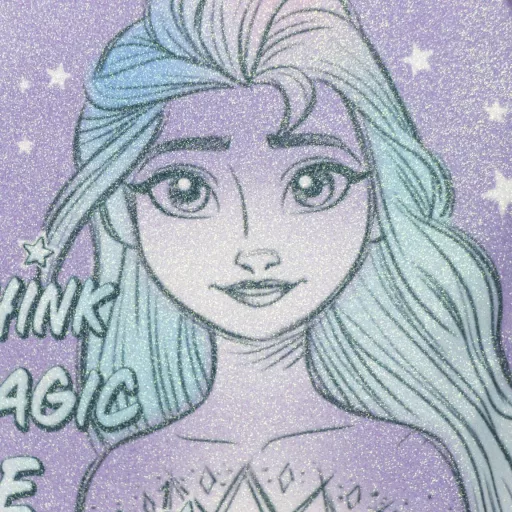 Disney Jégvarázs Magic hologrammos hátizsák, táska 23 cm